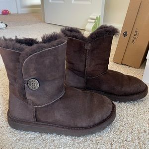 Brown Bailey Button Uggs